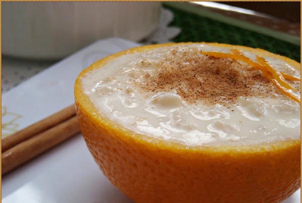 Arroz con Leche y Naranja